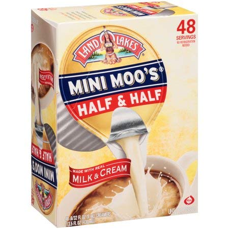Convenient Mini Moo's Half & Half Creamers - 48 Pack
