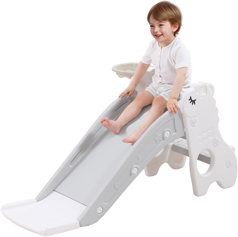 Indoor Slide for Kids Age 1-3 - Fun Toddler Slide with Climber