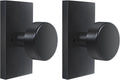 Dummy Door Knob Interior Matte Black Door Knobs Modern Rectangle - 2