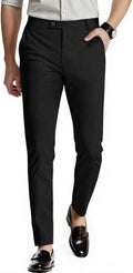 Mens Slim Fit Stretch Dress Pants for Men - Tailored Formal Fit