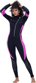 Seaskin Wetsuits for Men 3mm Front Zip Full Wetsuit - Thermal Fit