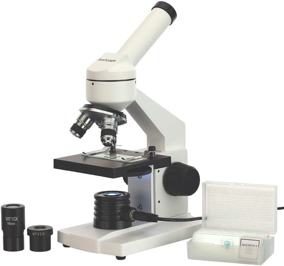 40X-1000X Biological Compound Microscope for Students and Kids