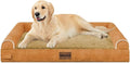 Large Dog Bed Orthopedic Washable Bolster Sofa - Support for Big Dogs