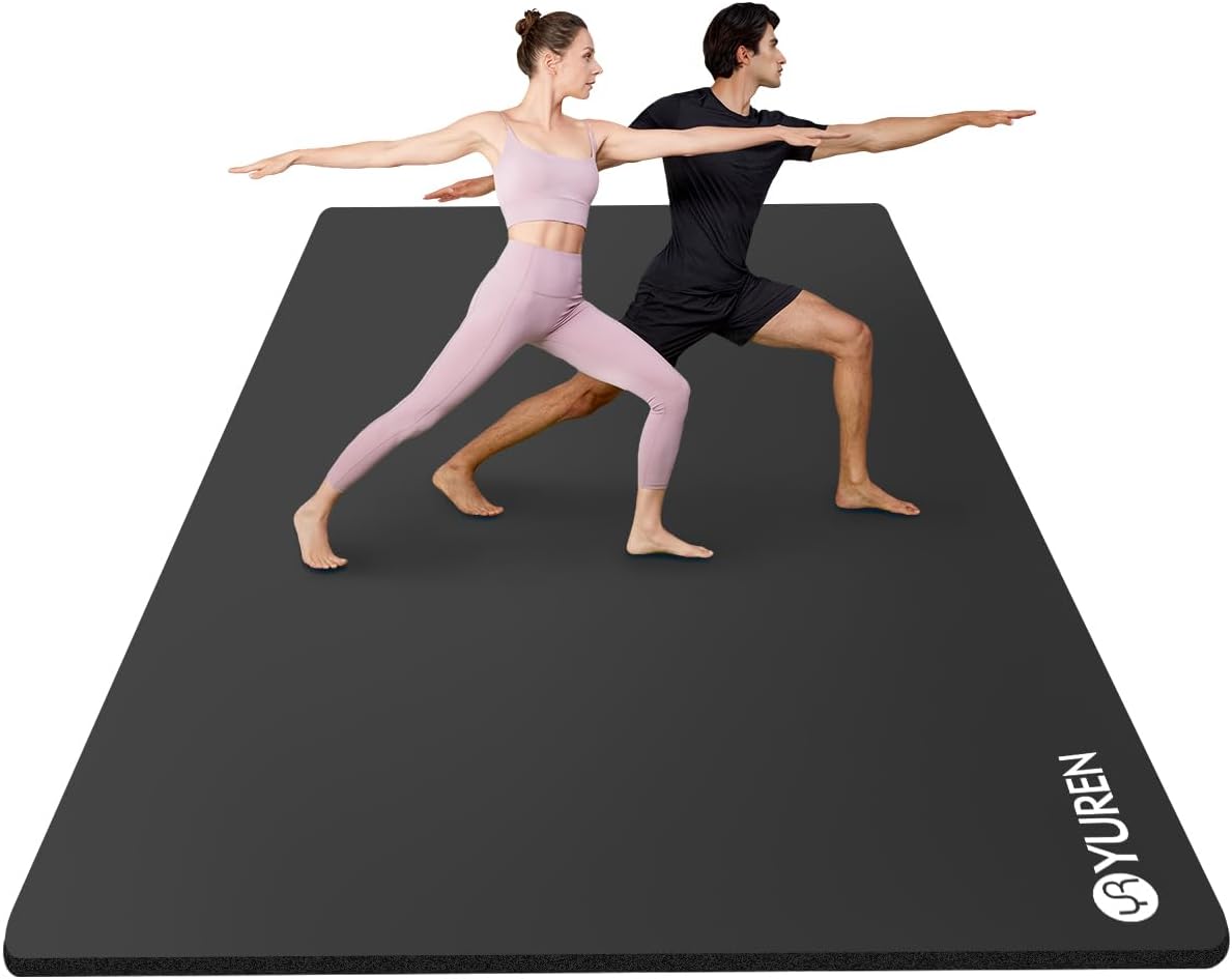 Extra Wide 6'x4' Yoga Mat - Thick & Durable - RYTMAT