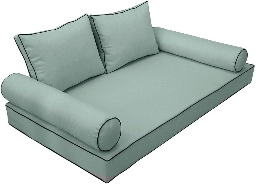 Prolinemax Outdoor Daybed Mattress Bolster Cushion Covers