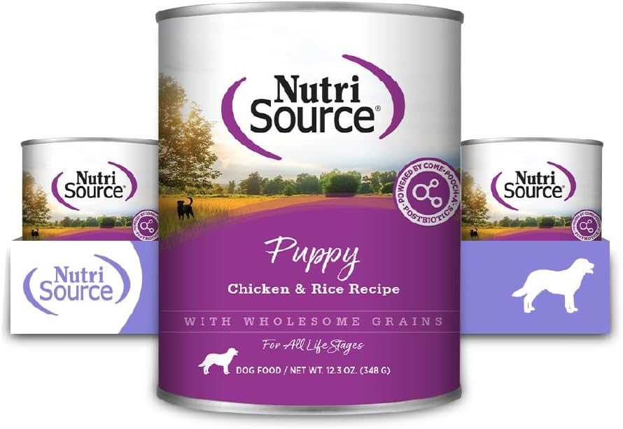 NutriSource Chicken & Rice Puppy Food for Optimal Growth