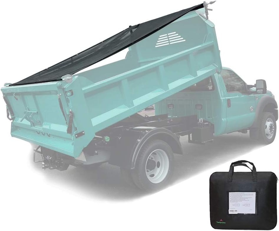 Leaveshade Dump Truck Mesh Tarp 8ftX18ft Heavy Duty Cover