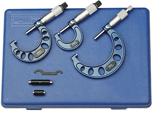 Fowler 52-215-003-1 Outside Micrometer Set for Precision Measuring