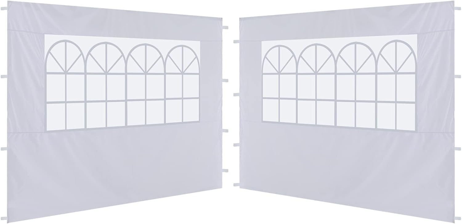 ABCCANOY 2 Packs of 10X10 Canopy Sidewalls for Outdoor Privacy