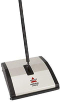 Natural Sweep Carpet and Floor Sweeper - Quiet Dual Brush Cleaner
