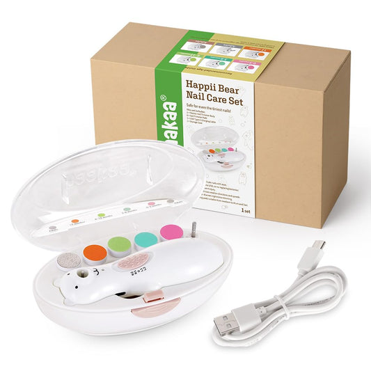 Quiet Rechargeable Baby Nail Trimmer Set
