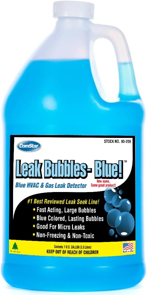 ComStar Leak Bubbles Blue HVAC & Gas Detector for Fast Results