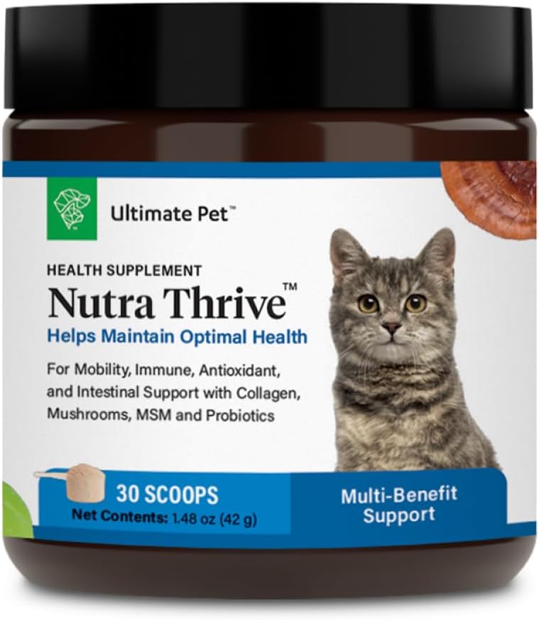 Nutra Thrive Cat Supplement for Mobility and Immune Support