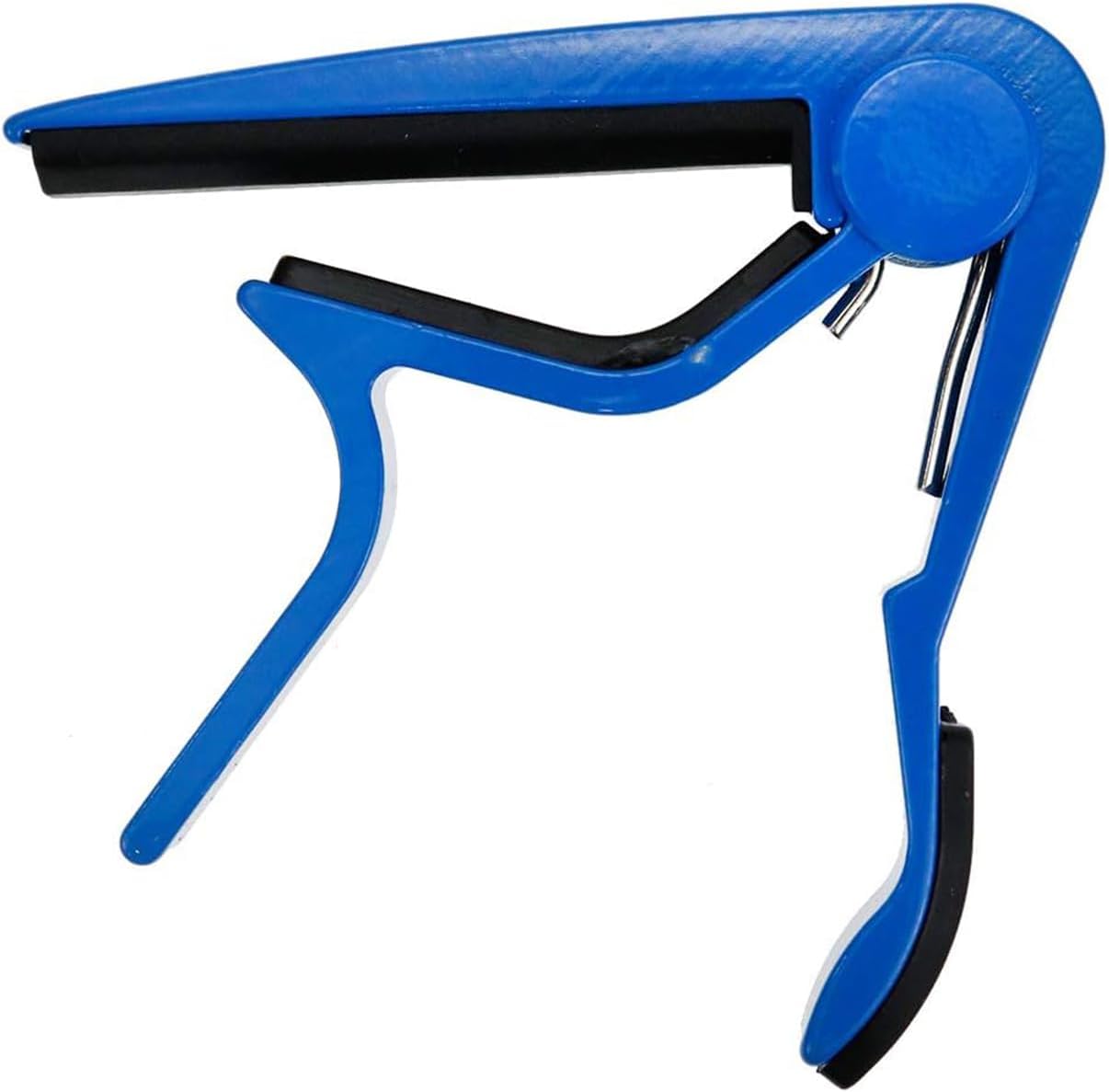 5CORE Quick Adjust Capo for Guitar - Easy Clip-On ~ Blue
