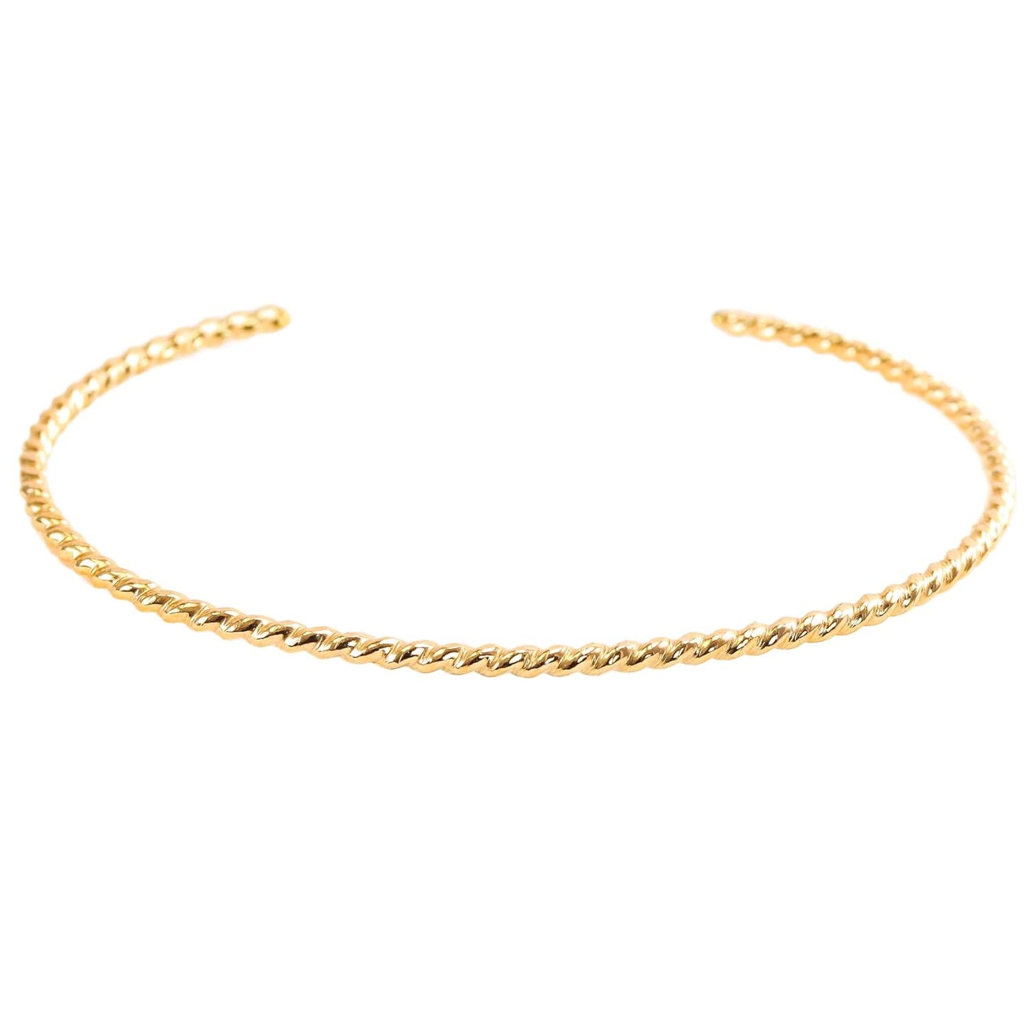 Handmade 14K Gold Fill Rope Cuff by Lotus Stone Jewelry