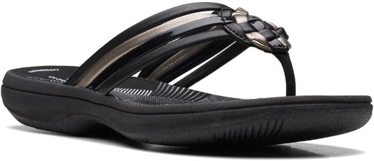 Clarks Women's Breeze Coral Flip-Flop Sandals for Comfort
