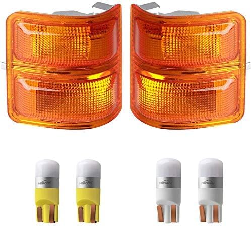 HERCOO Amber Side Mirror Marker Lights for F250 F350 F450