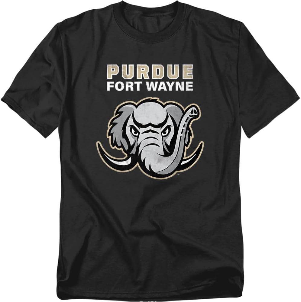 Official Collegiate Distressed Logo Unisex T Shirt for Fans