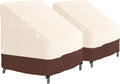Patio Chair Cover 2 Pack 35 x 28 x 35 in - Heavy Duty Weatherproof