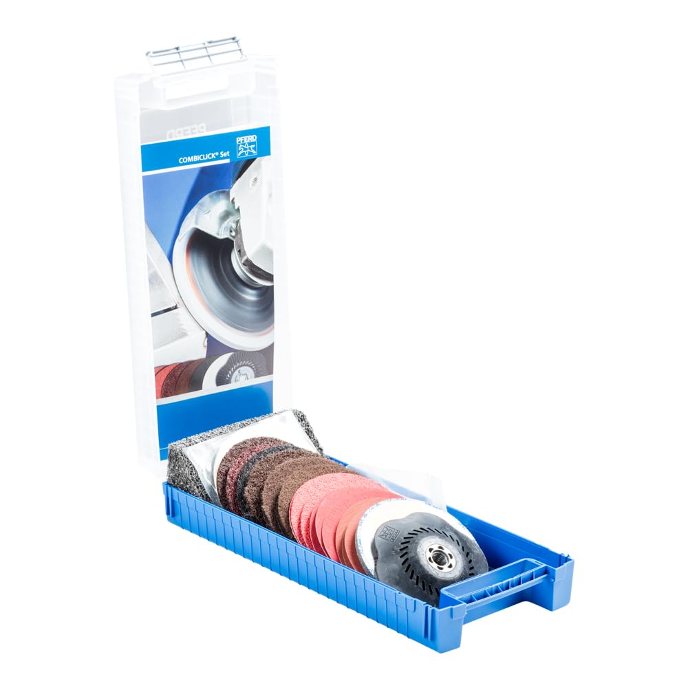 PFERD COMBICLICK Disc Set for Coarse Grinding and Polishing