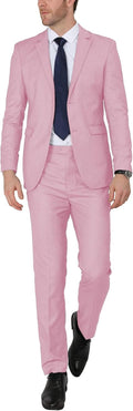 WEEN CHARM Men's Slim Fit 2-Piece Suit - Sharp Wedding & Prom Look