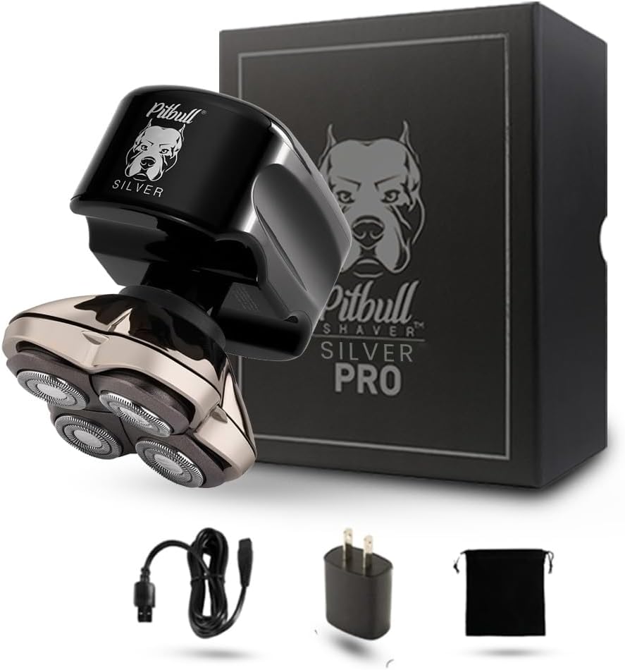 Skull Shaver Pitbull Silver PRO: Best Electric Head Shaver for Men