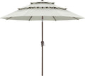 ABCCANOPY 10Ft 3-Tier Market Umbrella - Stable, Ventilated Shade