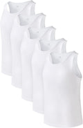 Men's Bamboo Rayon Tank Top Undershirt - Cool Moisture-Wicking Fit