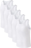 DAVID ARCHY Men's Tank Tops Bamboo Rayon Undershirt for Comfort