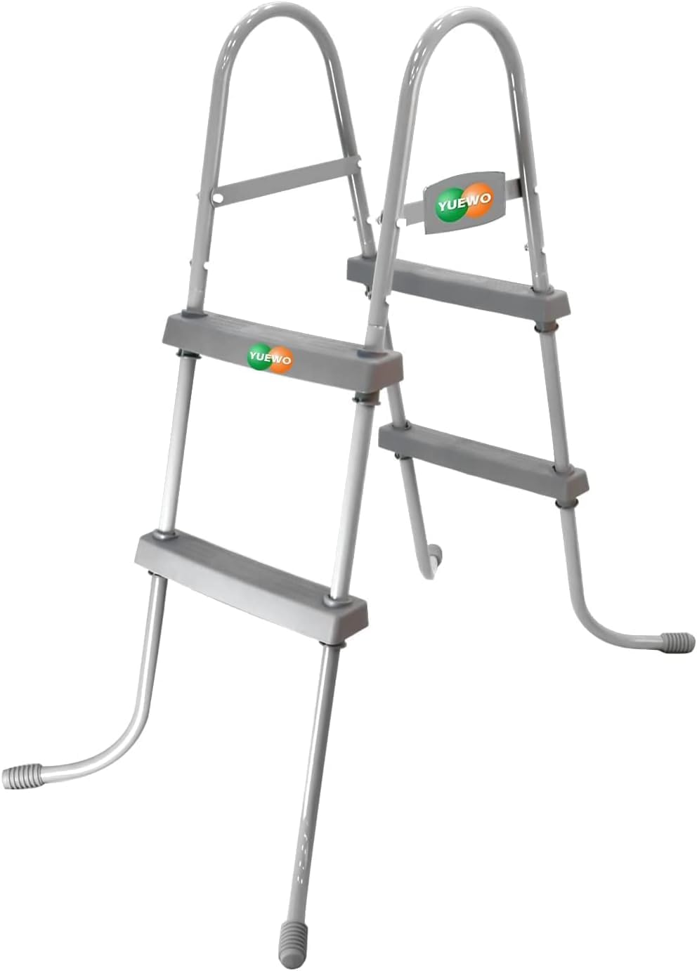 YUEWO 36in 2-Step Steel Frame Pool Ladder for Easy Access