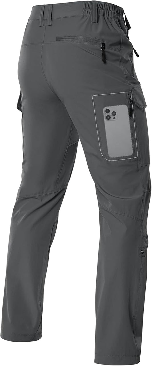 Moosehill Men's Hiking Cargo Pants for Outdoor Adventure