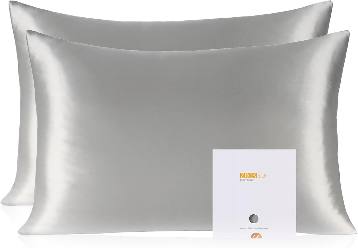 ZIMASILK 100% Pure Mulberry Silk Pillowcase for Luxurious Sleep