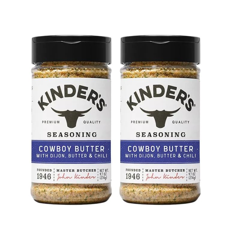 Kinders Cowboy Butter Seasoning - Easy Measure Bottle x2