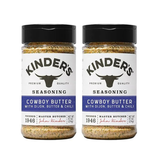 Kinders Cowboy Butter Seasoning - Easy Measure Bottle x2
