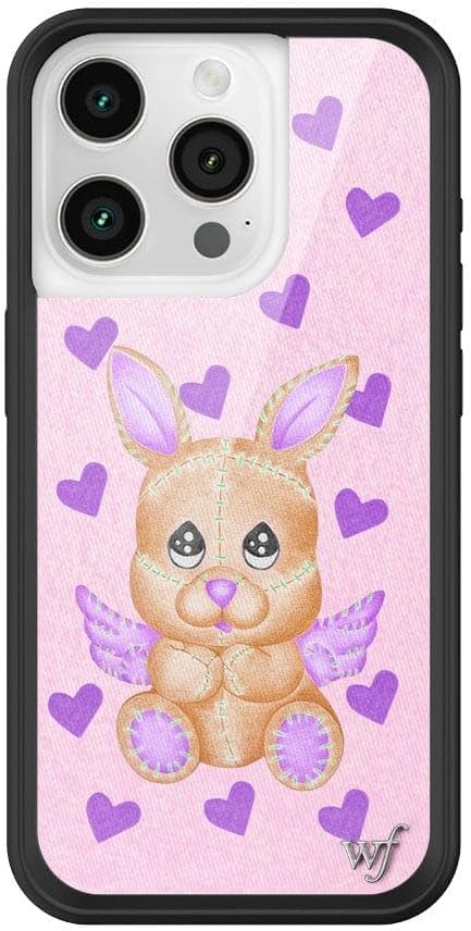 Wildflower Love Stitched Case for iPhone 15 Pro - Trendy Design