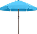 ABCCANOPY 7.5ft Scalloped Patio Umbrella - Fiberglass Ribs, Tilt