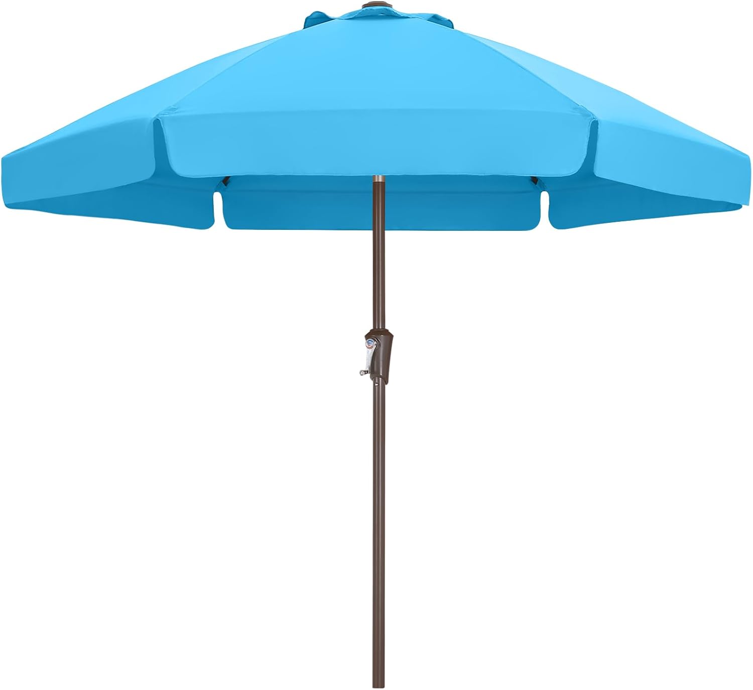 ABCCANOPY 7.5ft Scalloped Patio Umbrella for Outdoor Spaces