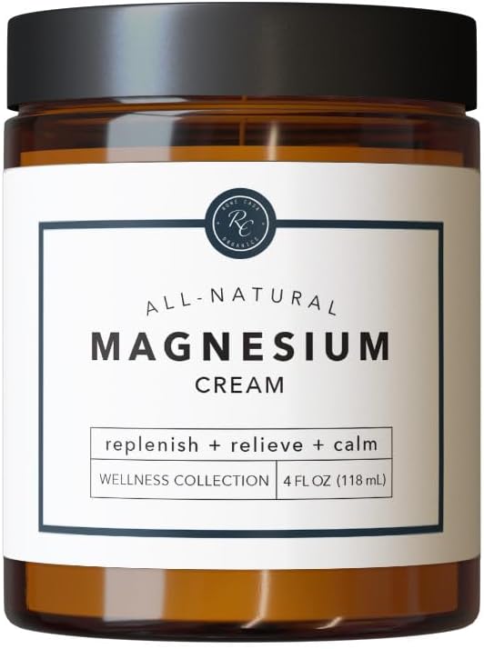 Topical Magnesium Cream for Sleep and Muscle Relief 4 Fl Oz