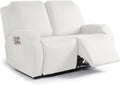 TAOCOCO Recliner Loveseat Slipcover, 2 Piece Stretch Fit - Soft