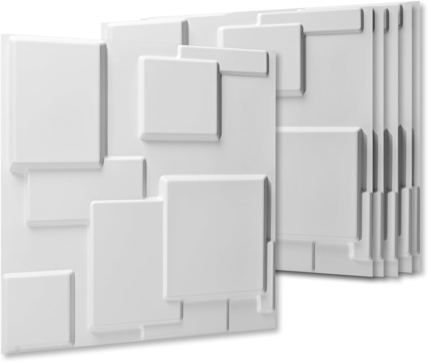 Art3d White PVC 3D Wall Panels for Stylish Home Decor
