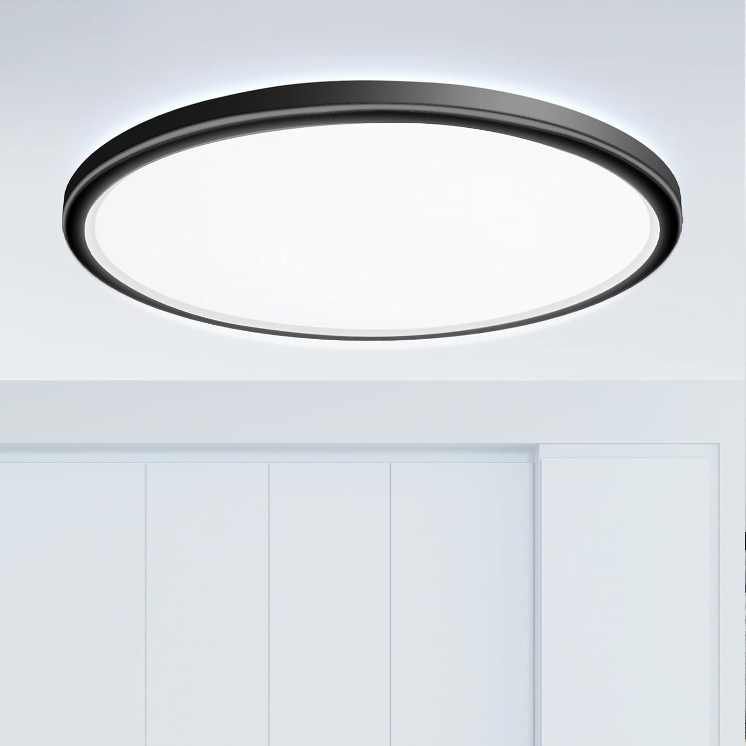 Flush Mount LED Ceiling Light Fixture 20Inch Dimmable 4500LM