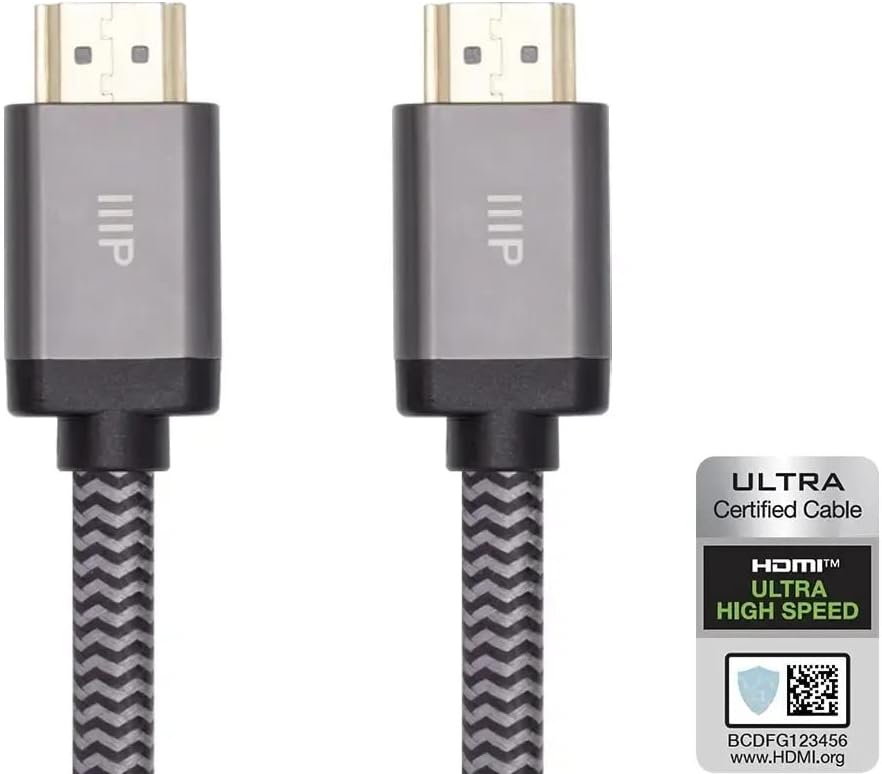 Monoprice 8K Certified Ultra High Speed HDMI Cable - 20ft
