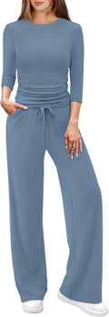 WIHOLL 2 Piece Lounge Sets for Women - Comfortable Summer to Fall