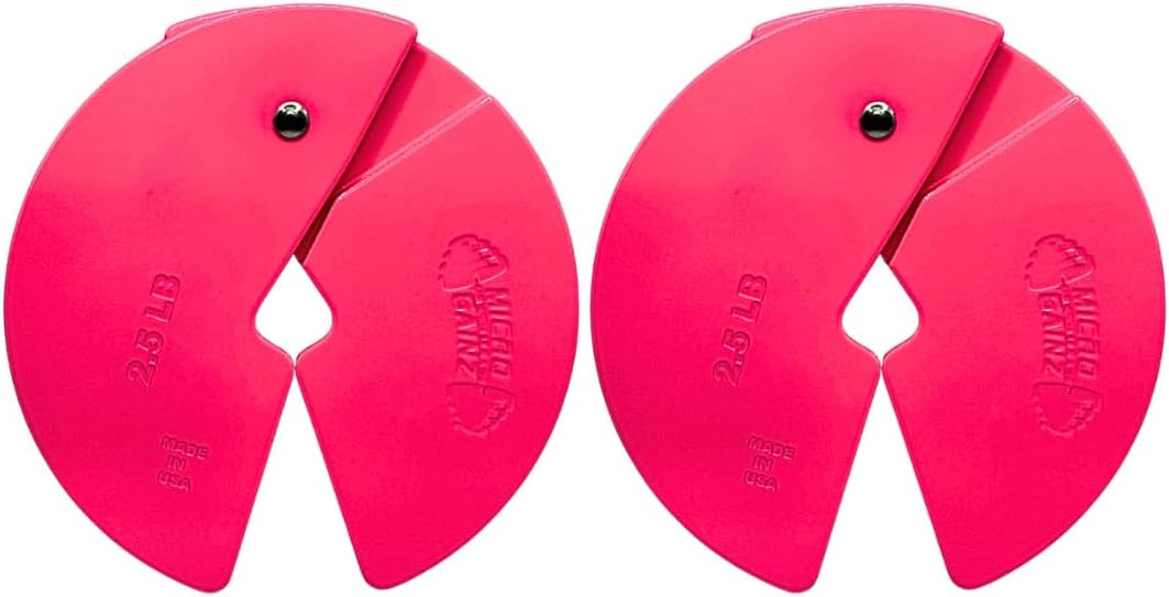 Micro Gainz 2.5 lb Fractional Weight Plates for Dumbbell Training
