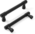 khtumeware 20 Pack 3-3/4 in Matte Black Cabinet Pulls - Durable