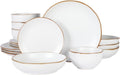 Gibson Home Hazeltine 16 Piece Dinnerware Set for Every Occasion