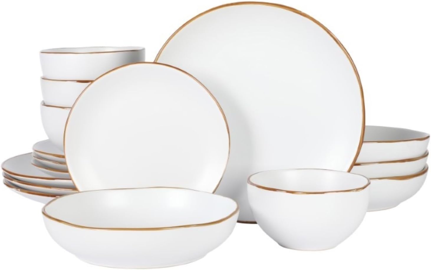 Gibson Home Hazeltine 16 Piece Dinnerware Set for Every Occasion