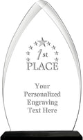6.75in Gateway Skyline Acrylic Trophy Award - Personalized Engraved