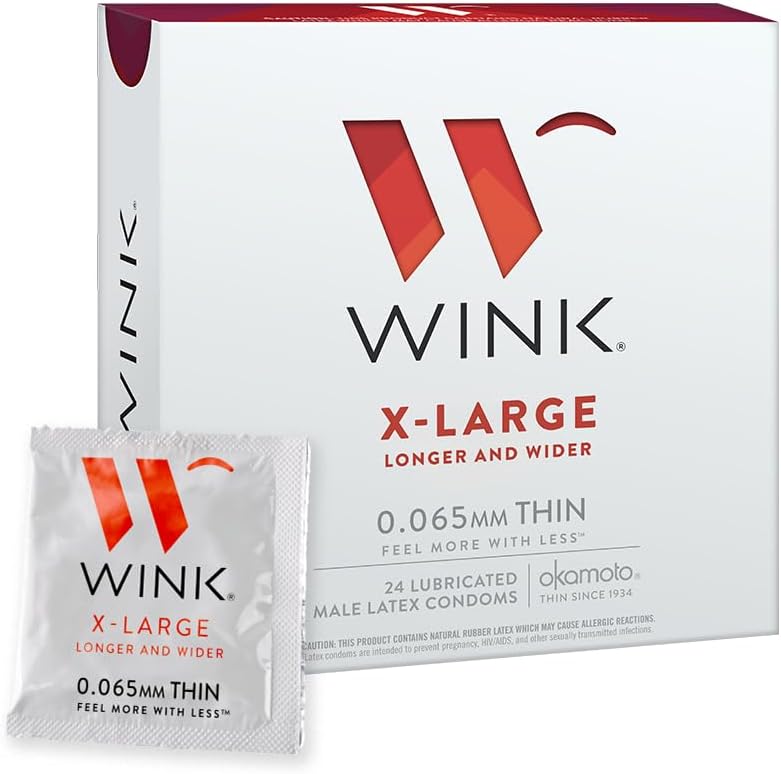 WINK X-Large Condoms for Ultimate Comfort and Reliability