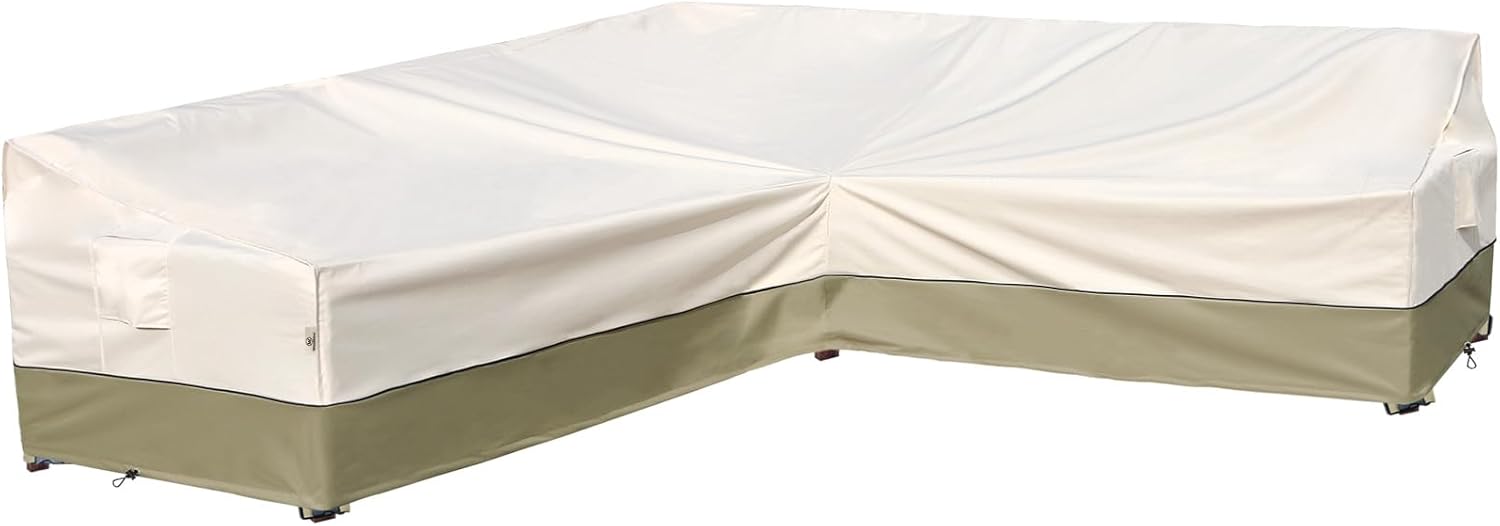 Outdoor Sectional Cover Waterproof Heavy Duty L-Shaped Sofa